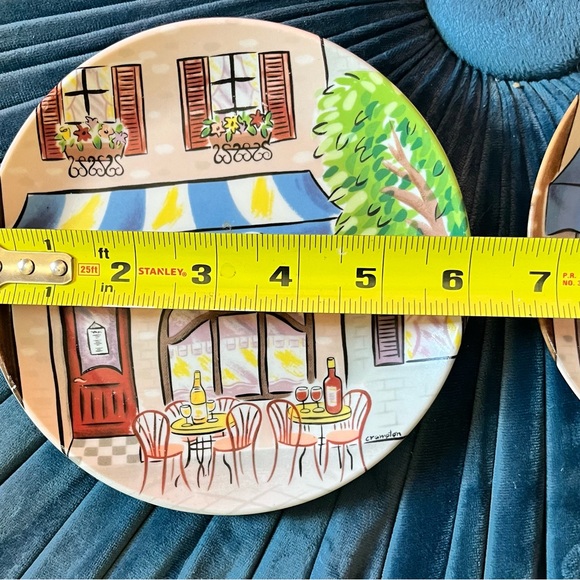 Avon Collectors Plate French Market Cafe Collection Bistro 6" Decorative Plates - Picture 4 of 11